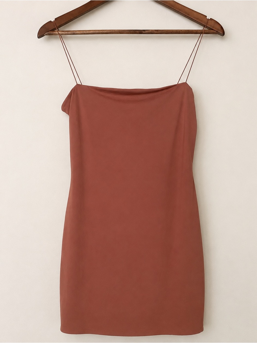 Meshki Basics Sienna Thin Strap Bodycon Mini Dress